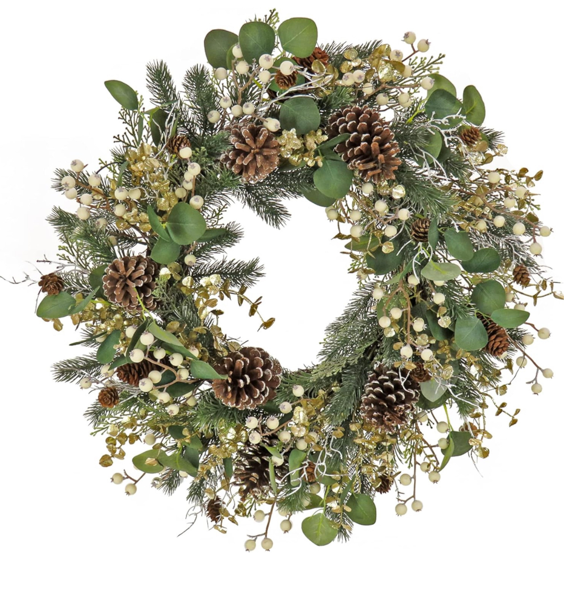 HGTV Home Collection Unlit Artificial Christmas Wreath, Mixed Branch Tips, Woven Branch Ring Base, Unlit, 26 Inches home decor

#LTKHoliday #LTKSeasonal #LTKHome
