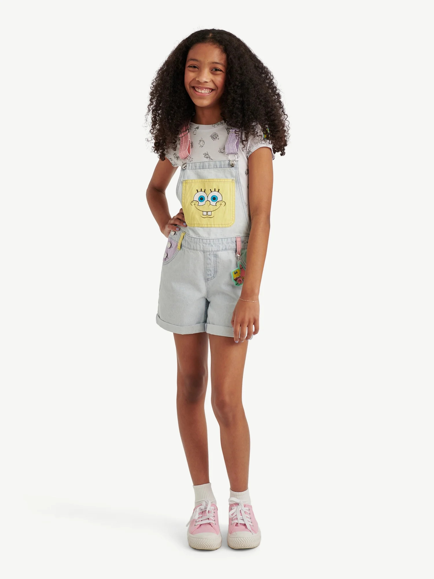 Spongebob X Justice Girls Shortall, Sizes 6-18, Plus | Walmart (US)