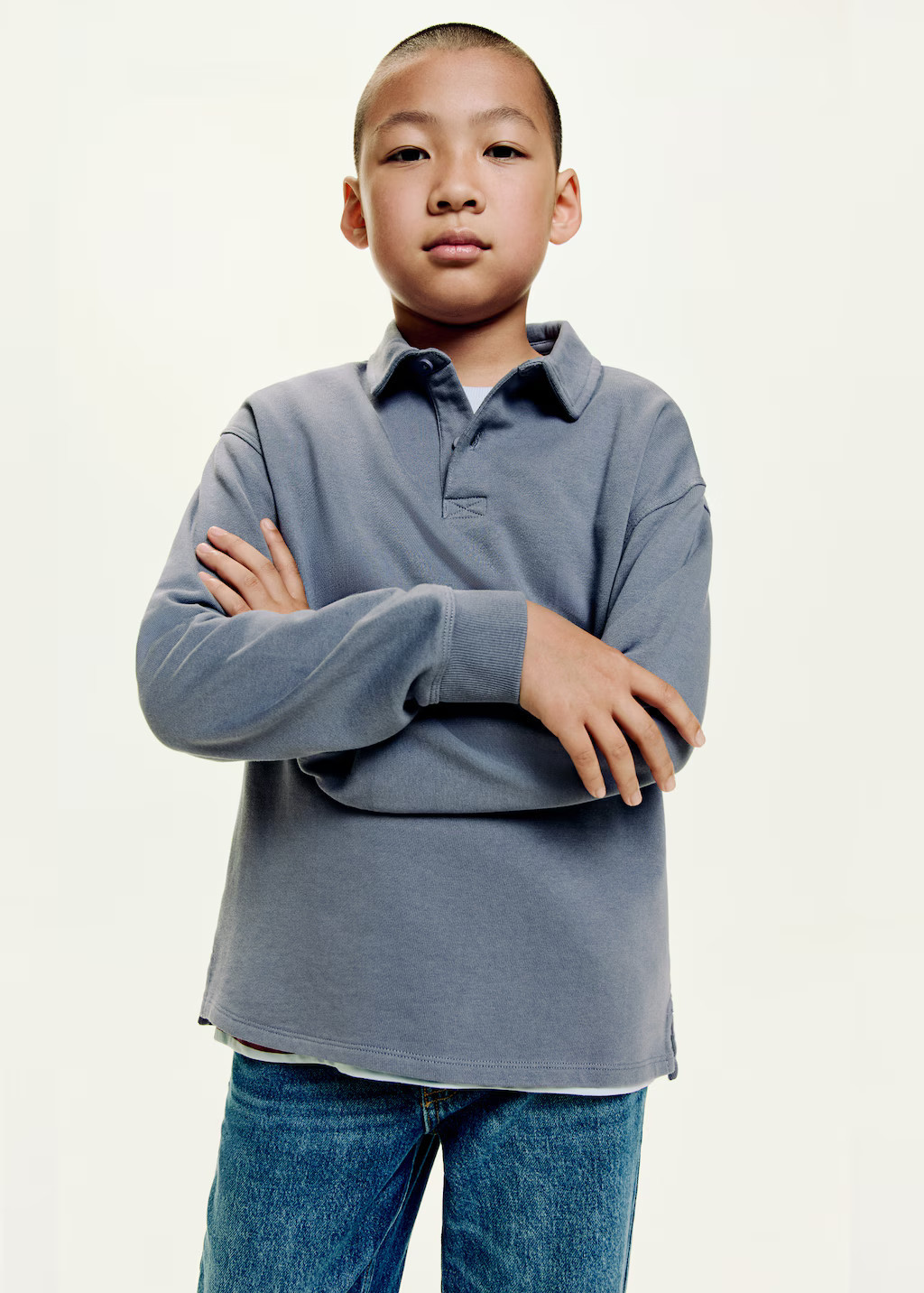 Polo-neck sweatshirt - Kids | MANGO USA | Mango (US/MX/AU)