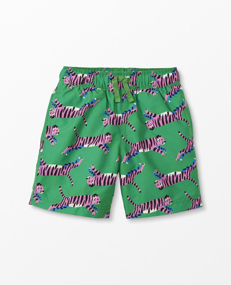 Recycled Print Swim Trunks | Hanna Andersson