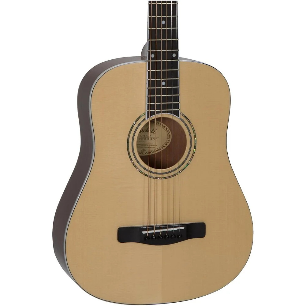 Mitchell DJ120 Junior Dreadnought Acoustic Guitar Natural | Walmart (US)
