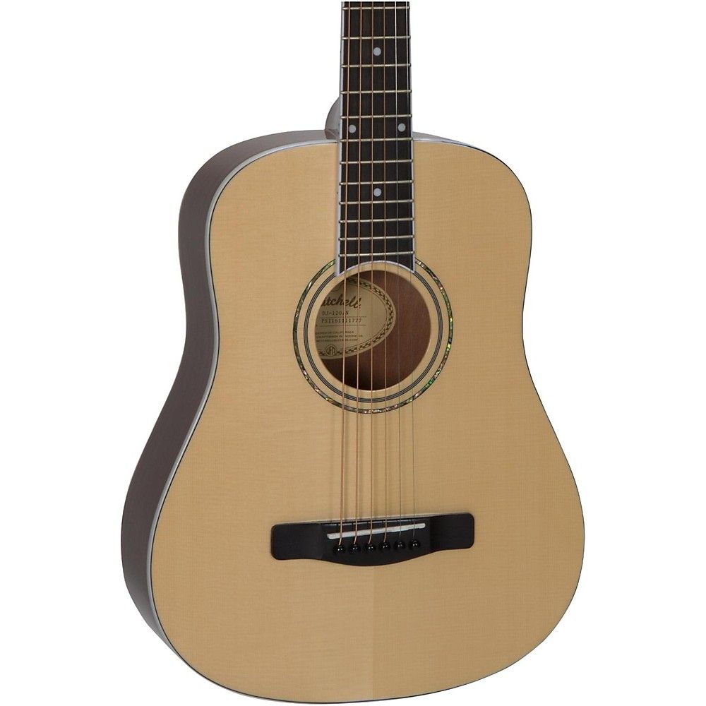 Mitchell DJ120 Junior Dreadnought Acoustic Guitar Natural | Walmart (US)