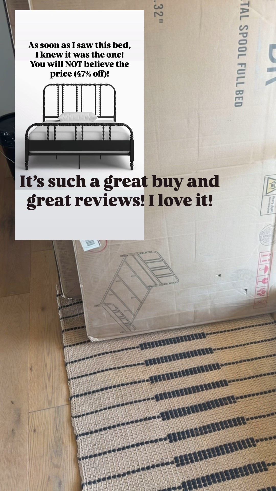 This is the bed I bought for our guest room makeover and I can’t wait to put them together! On sale and free shipping! 

#LTKHome #LTKSaleAlert