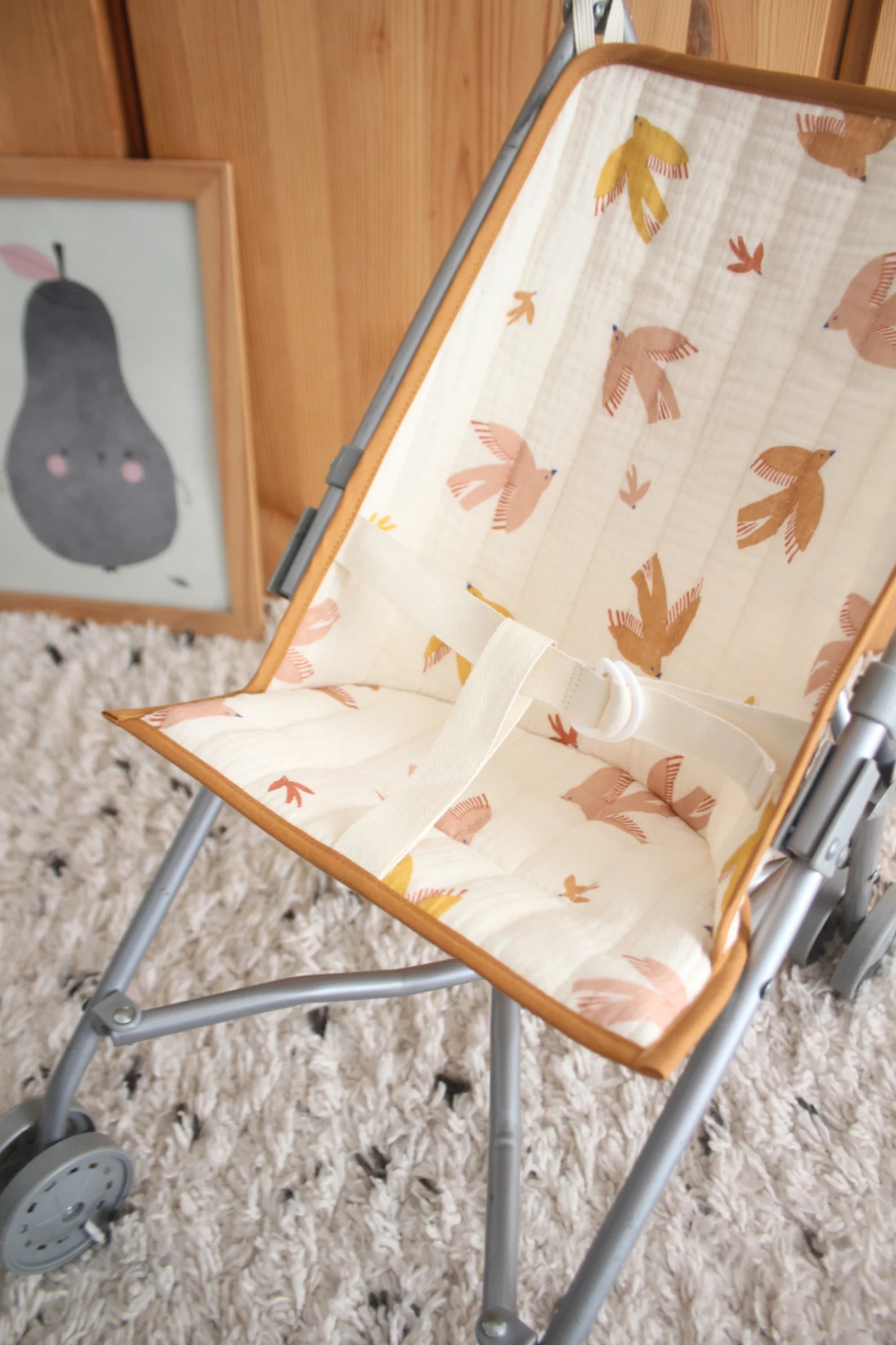 Quilted Cane Stroller for Doll / Imitation Children's Toy Lou - Etsy | Etsy (US)