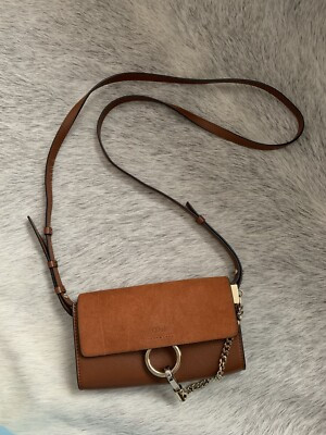 Chloe Mini Faye Crossbody Bag Tobacco Wallet On Strap Rrp $1500 Good Condition  | eBay | eBay US