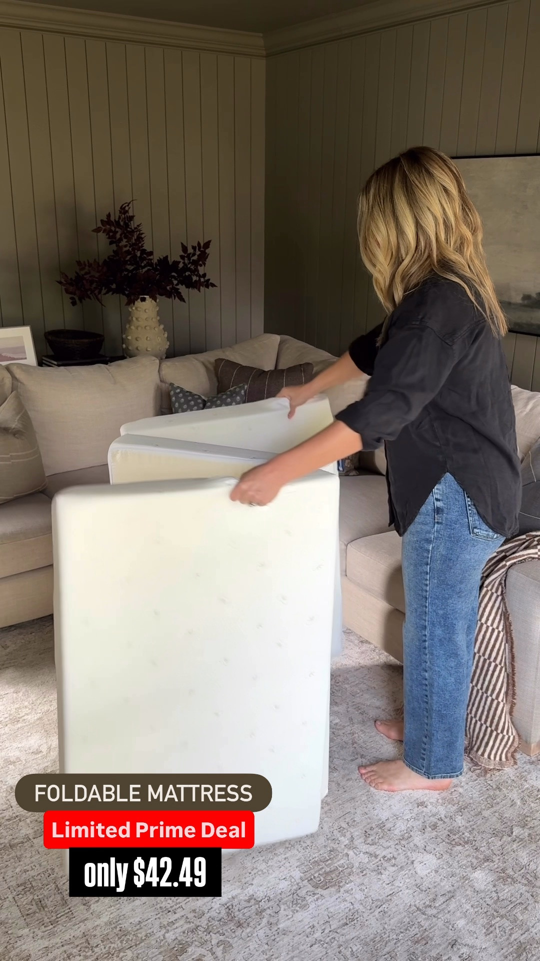Foldable mattress, tri-fold mattress, portable mattress, guest bed, sleepover mattress, kids sleepover, overnight guests, floor mattress, foam mattress, space-saving bed, compact mattress, easy storage, small-space living, dorm essentials, travel mattress, camping mattress, guest room essentials, Amazon home finds, affordable home finds, Prime Deal

#LTKSaleAlert #LTKHome #LTKKids