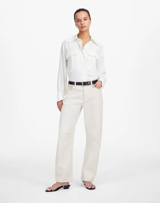The Darted Barrel-Leg Jean | Madewell