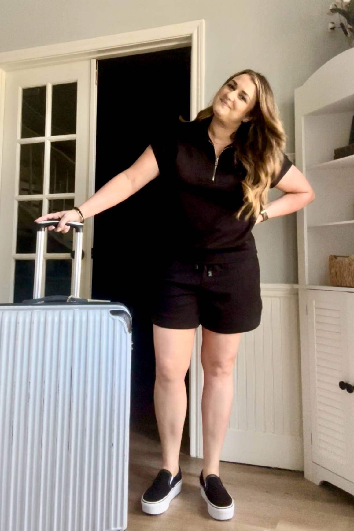 Had some question about my travel outfit from today. This set is almost identical to the Spanx Air Essentials one but for a fraction of the price! It comes in a bunch of different colors too! 

#LTKStyleTip #LTKMidsize #LTKTravel