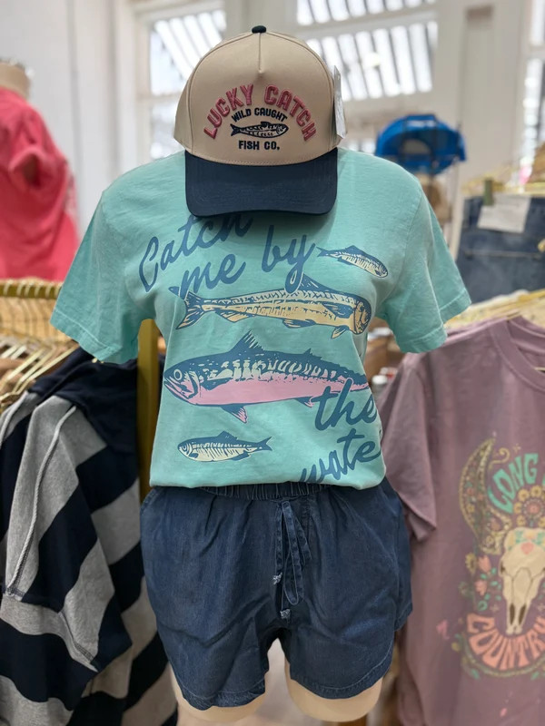Catch Me By The Water Comfort Colors Tee | Tennessee Jane