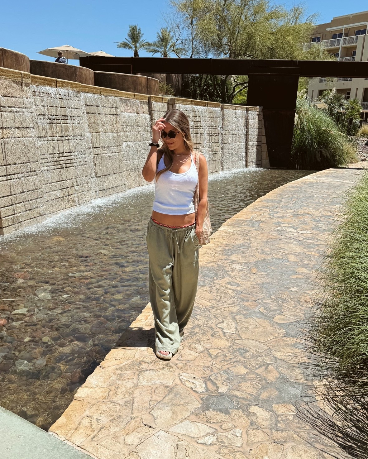 This crochet bag is only $12 is so cute and lightweight perfect for the beach or pool ☀️🌵✨ @Fabletics pants and tank are my fav pants are sold out in green but come in other color ways!

#LTKdayinmylife #LTKSwim #LTKTravel