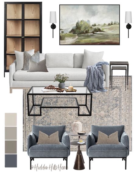 Modern-traditional living room mood board, family room design inspo, living room decor, home decor #familyroom

#LTKhome #LTKsalealert #LTKfamily