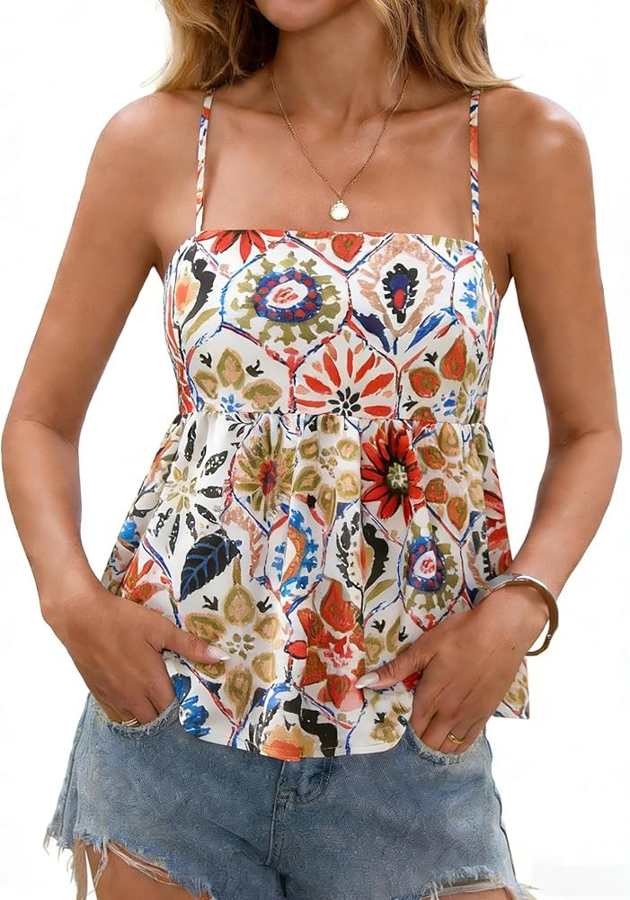 Comfortable Fit: Made with soft, breathable materials, spaghetti strap cami ensures all-day comfo... | Amazon (US)