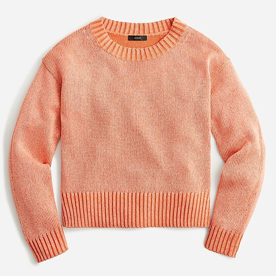Relaxed cotton-linen beach sweater | J. Crew US