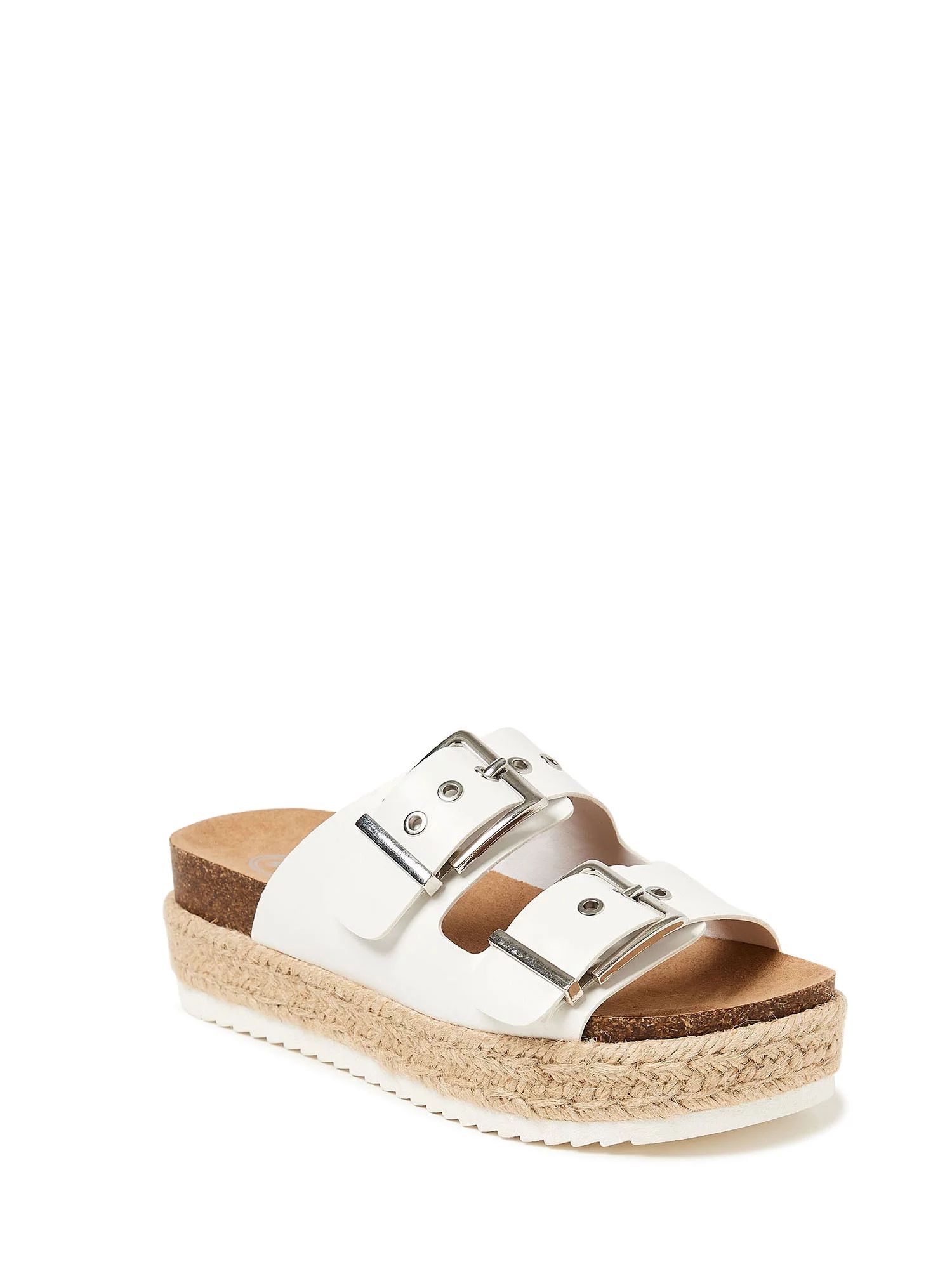 Scoop Women's Espadrille Platform Footbed Sandals | Walmart (US)