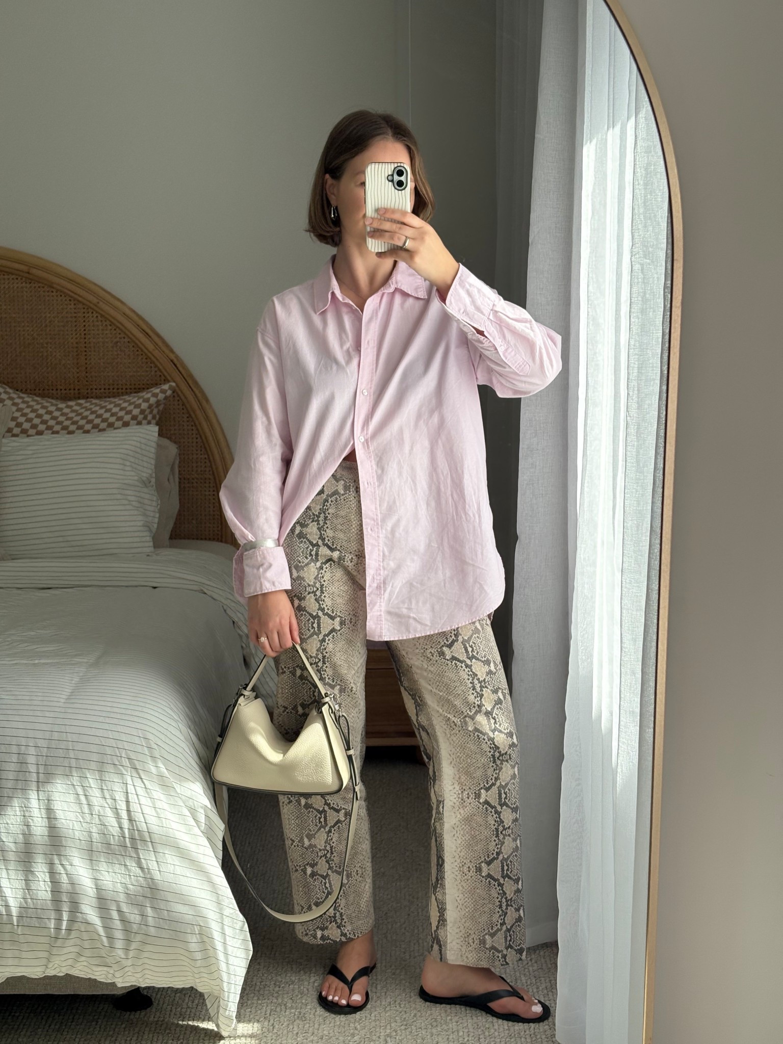 Easy outfit for WFH that still feels fun! 

My thongs here are Betts but old style. Have linked their updated version

The horse don’t sell this bag in this colourway anymore so I have linked the other options 

#LTKspring #LTKjeans