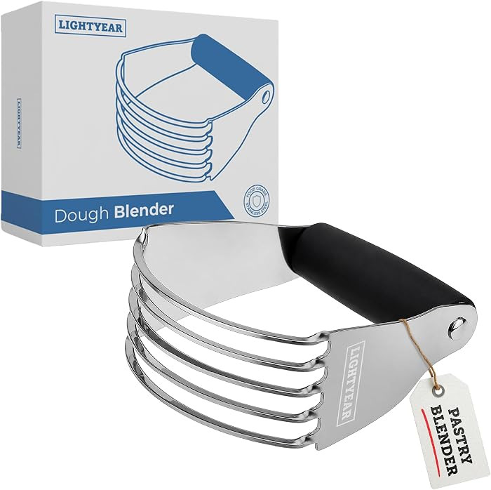 Lightyear Dough Blender & Pastry Cutter - Stainless Steel Dough Cutter Tool | Amazon (US)