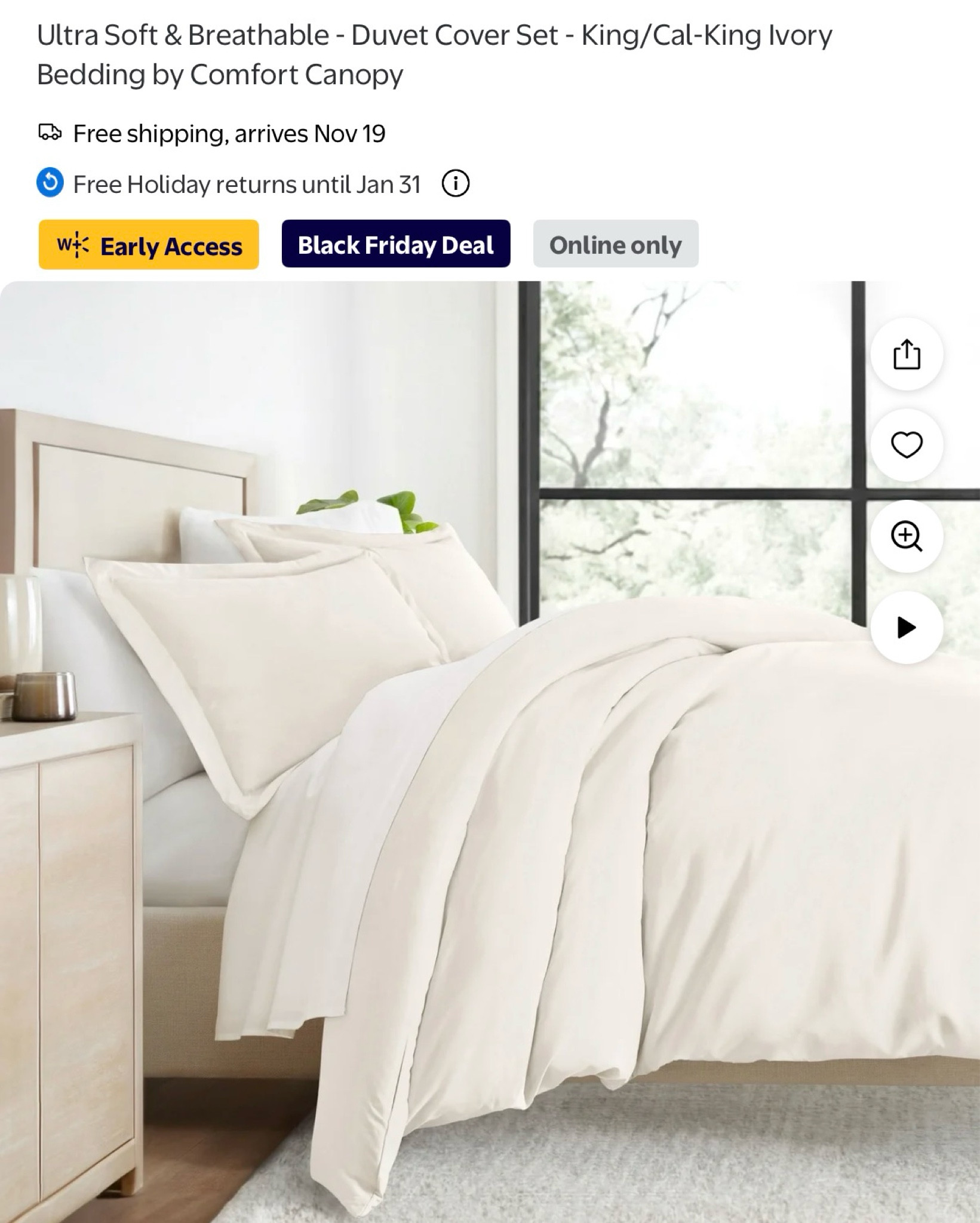 Duvet cover. Black Friday Sale. Cozy. Breathable. 

#LTKSaleAlert #LTKHome #LTKHoliday