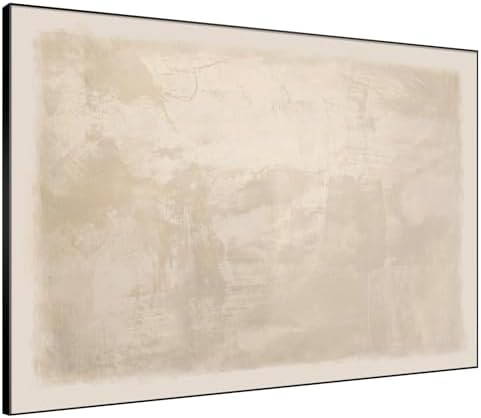 SIGNWIN 60"x72" Extra Large Framed Wall Art Beige Abstract Print for Home Living Room Bedroom (Fr... | Amazon (US)