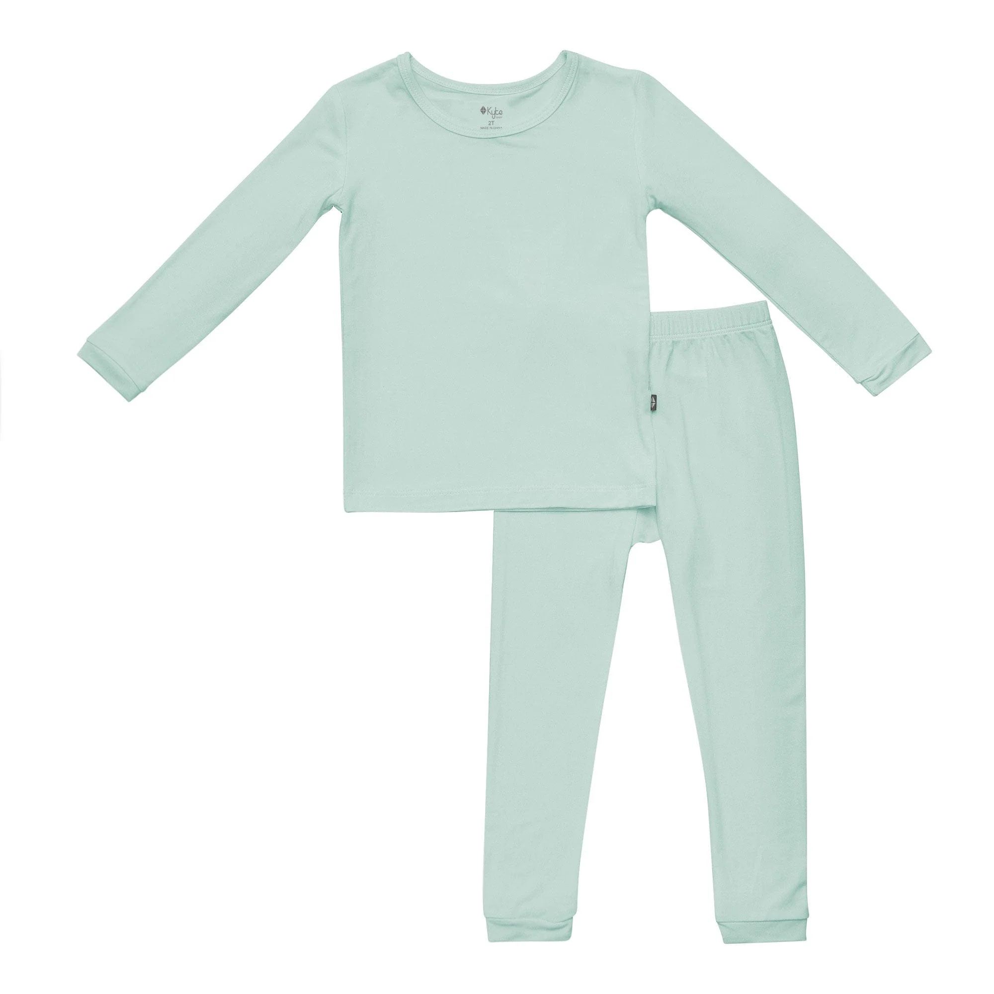 Long Sleeve Pajamas in Sage | Kyte BABY