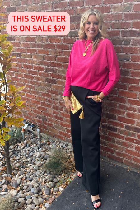 Sale alert
Thrifty Thursday!

This slouchy boat neck chenille light weight sweater
Fits tts and come in several colors. 
It’s perfect for Spring too

Grab it 60% off 

Good American scuba trousers 
Fit tts 

Quilted koala metallic clutch with tassel 

Julie Vos Jewlery 
Strap candles

#LTKsalealert #LTKfindsunder50 #LTKGiftGuide