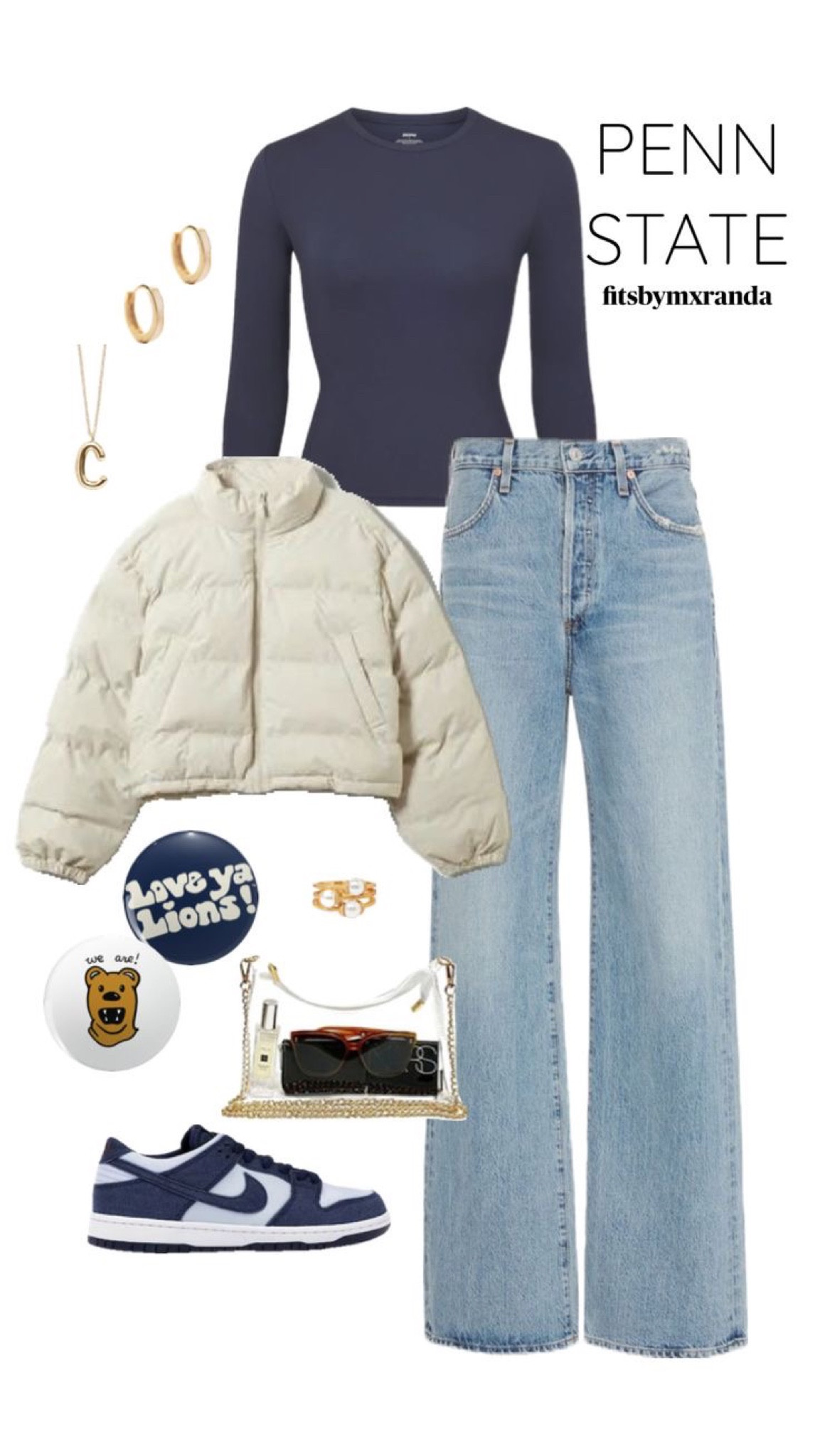 PENN STATE GAMEDAY OUTFIT 

#LTKstyletip #LTKbeauty #LTKU