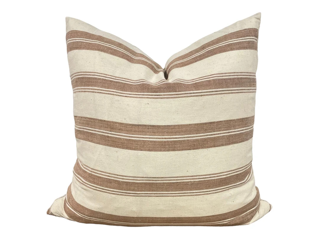 Designer pomona Noura Striped Pillow Cover // - Etsy | Etsy (US)