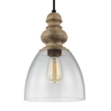 1 - Light Pendant, Generation Lighting - Feiss P1395DFW/DWZ XZ9X | Lighting Reimagined