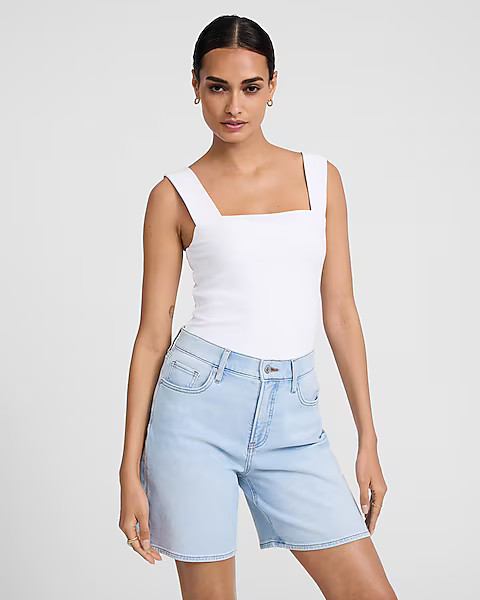 Body Contour High Compression Square Neck Tank | Express