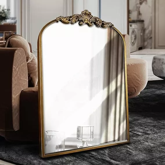 Large Silver Luxe Mirror, 37.2x67.2 in.