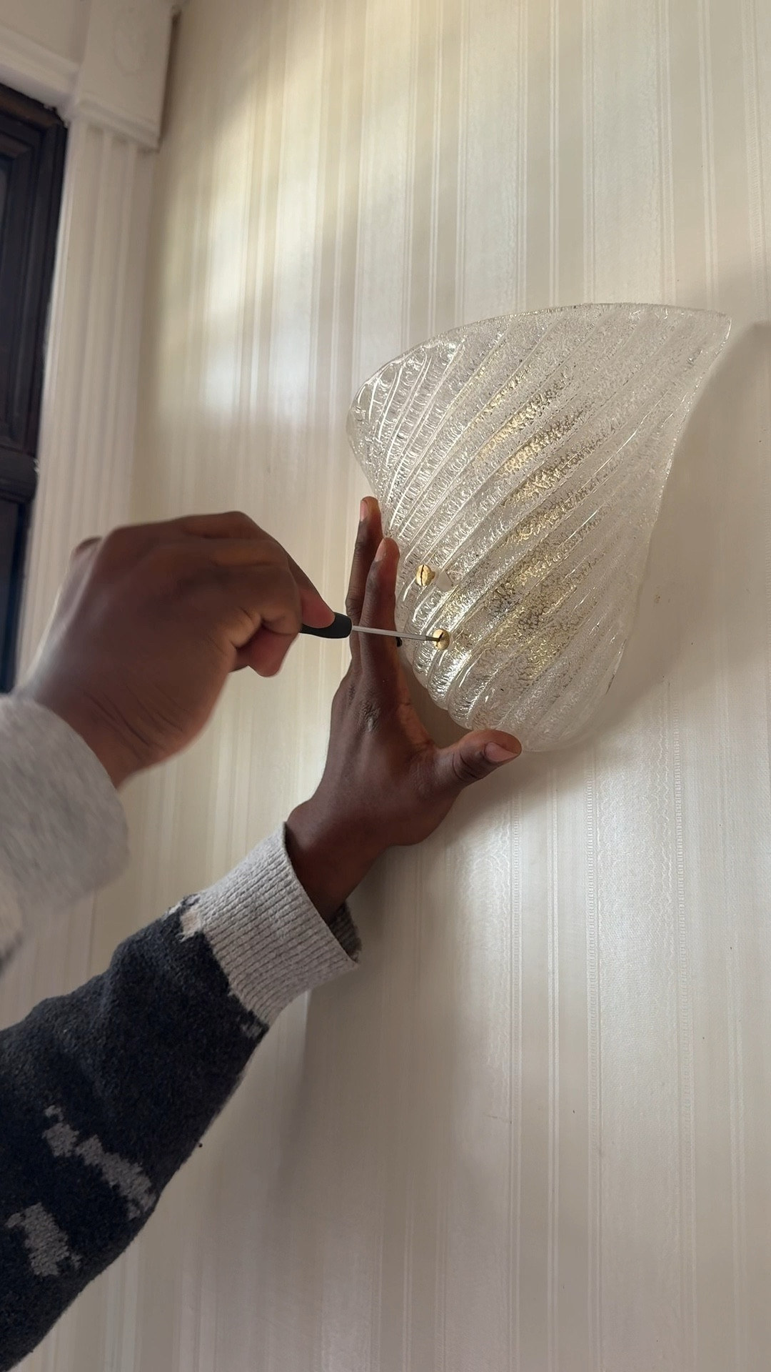 Murano glass wall sconces made in Italy. Not wired for US but used remote 💡 bulbs 

#LTKHome