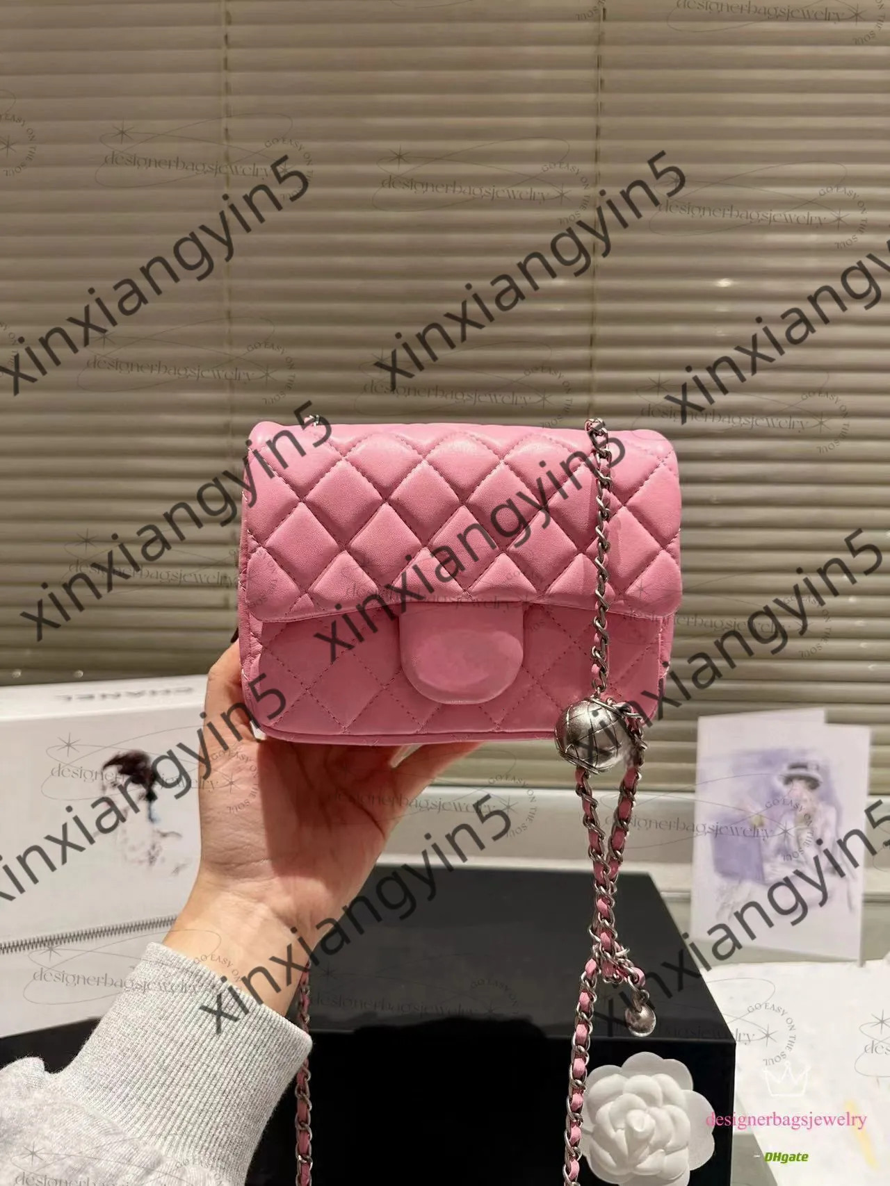 Save Big on Bulk  Designer Bag Mini Crossbody For Women Gold Ball Chain Flap Classic Square Quilt... | DHGate