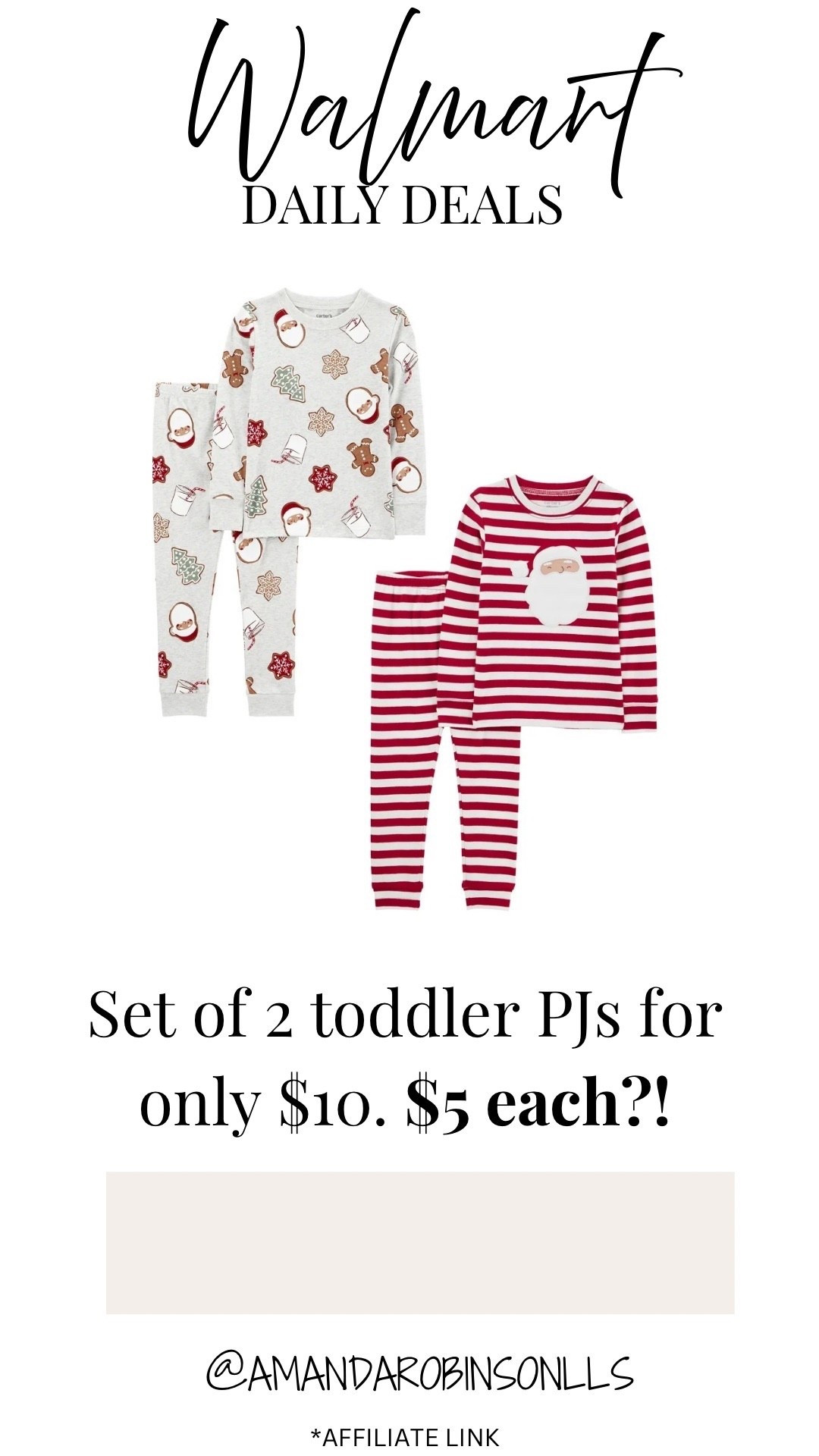 Walmart daily deals
Toddler Christmas pjs 

#LTKHoliday #LTKSaleAlert #LTKKids