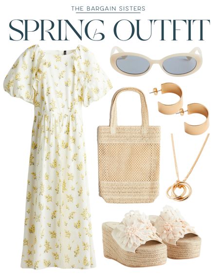 H&M Spring Outfit

| Spring OOTD | Outfit of the Day | Spring Dress | Easter Outfit | H&M Fashion | Neutral Outfit | Summer Outfit 

#LTKstyletip #LTKwedding #LTKfindsunder100