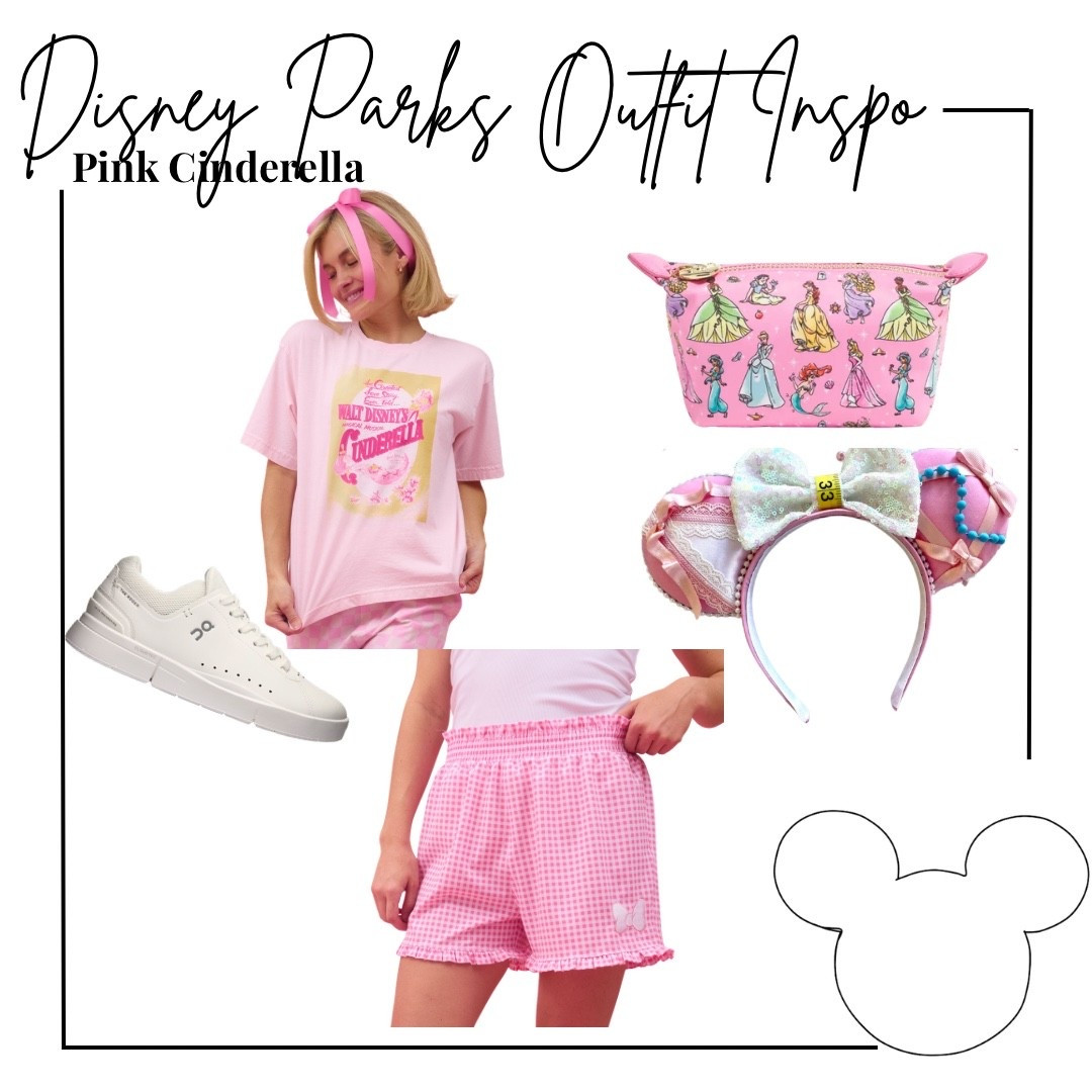 Pink dress Cinderella outfit inspo - Albion fit Cinderella graphic tee, plaid pink ruffle shorts, Stoney clover princess Pouchette crossbody, pink dress Cinderella ears from Etsy, on rodger white sneakers 

ootd, Outfit inspo, Disney princess finds, Disney parks Outfit, Disney bound,  under $50 outfit, affordable outfit, casual outfit, Disney seasonal , Etsy finds, Disney outfit, Mickey ears, minimal Disney style, #ltkdisney, Disney ears, Disney aesthetic, theme park outfit, Disney parks outfit ideas, comfy Disney outfit, small business finds,


#LTKSeasonal #LTKootd #LTKTravel