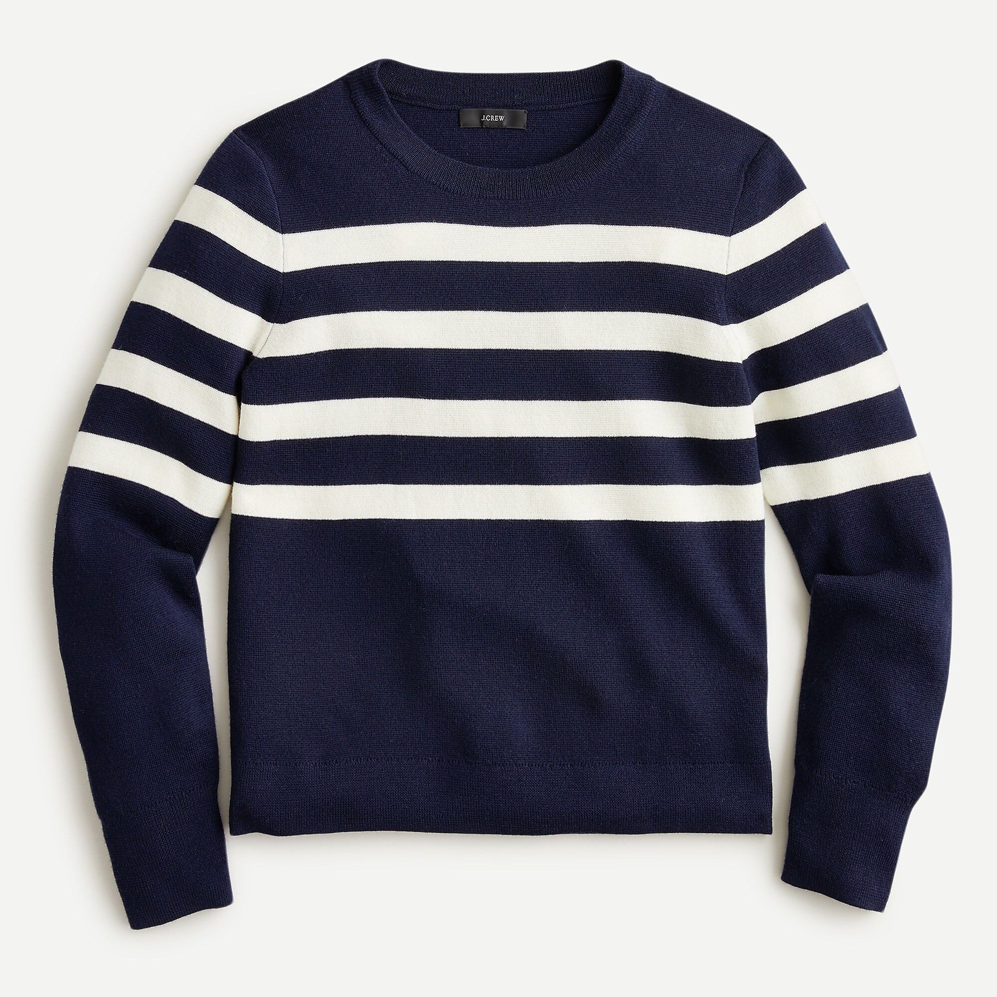 Relaxed-fit crewneck sweater in stripe | J. Crew US