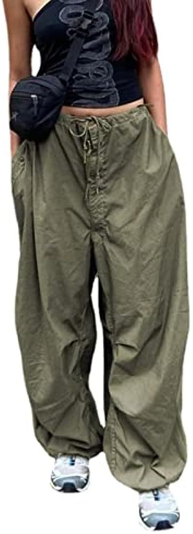 XPONNI Cargo Pants Women Baggy Y2k Pants Y2k Cargo Pants Women Baggy Cargo Pants Y2k Clohtes | Amazon (US)