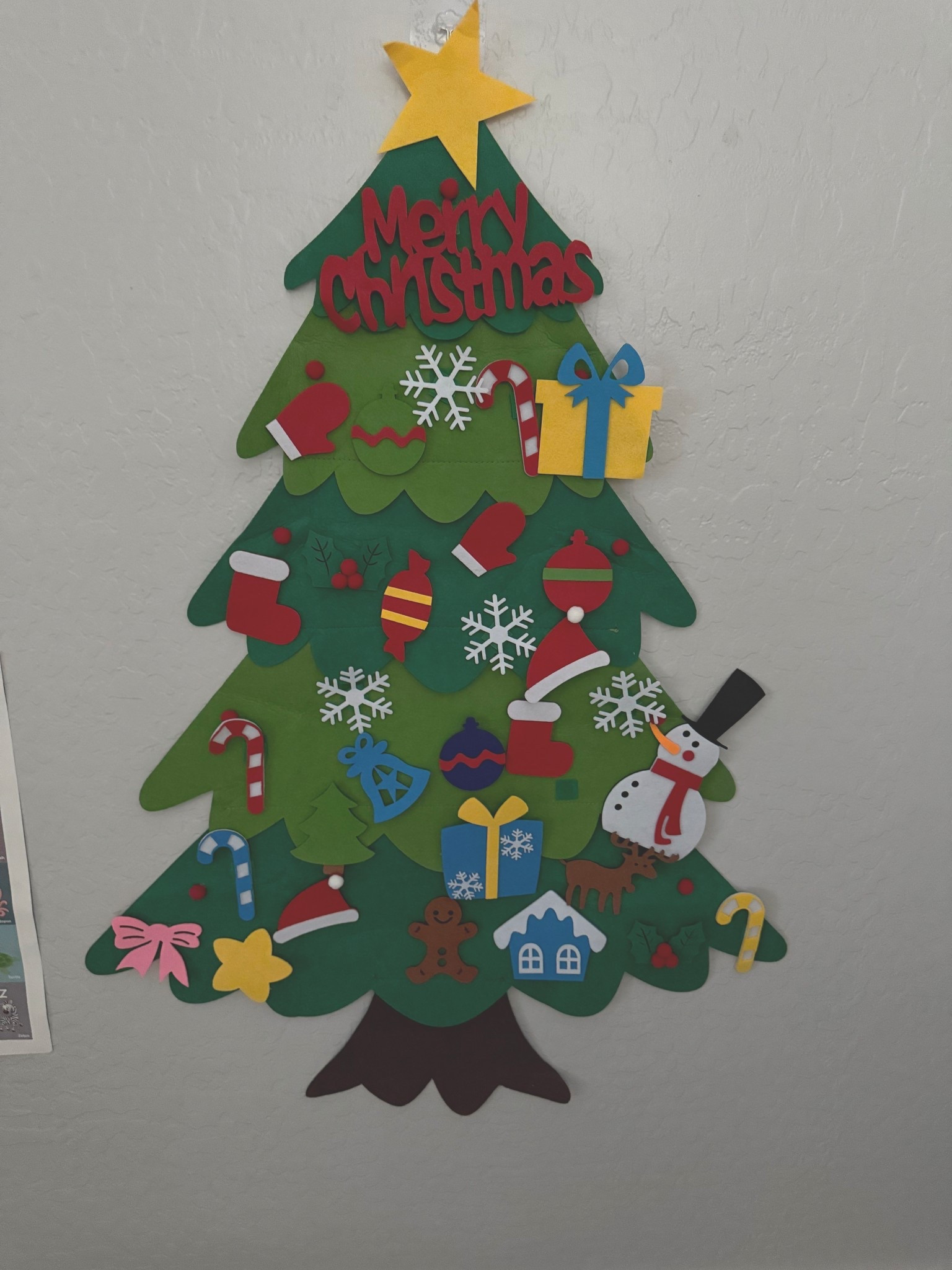 Emrie loves her felt Christmas tree! She loves peeling off the ornaments and putting them back on the tree! 

#amazonfind #under20 

#LTKmomlife #LTKHoliday