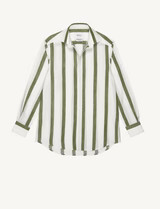 The Boyfriend: Weave, Khaki Stripe | With Nothing Underneath