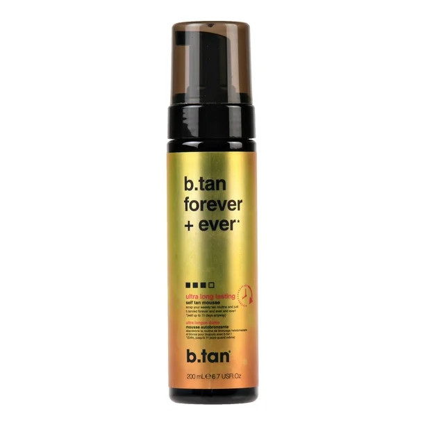 b.tan forever + ever Self Tanning Mousse, 6.7 Fl. Oz. | Walmart (US)