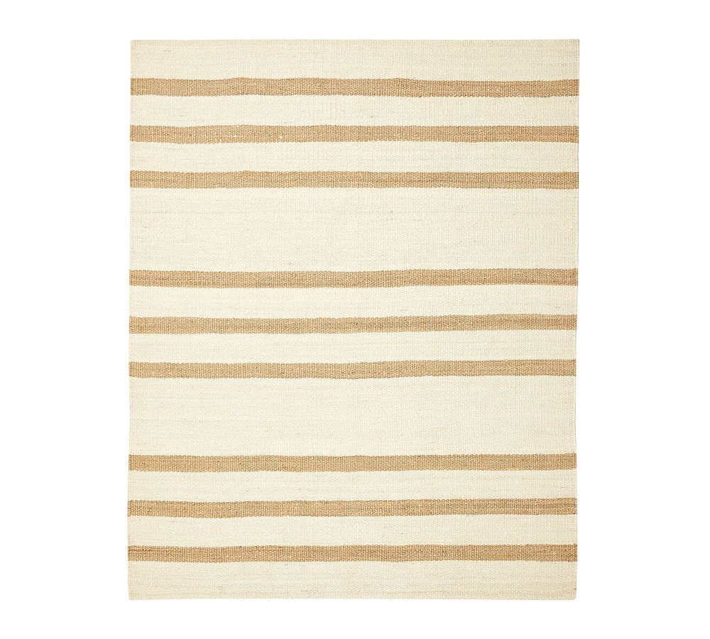 Danton Striped Jute Rug | Pottery Barn (US)