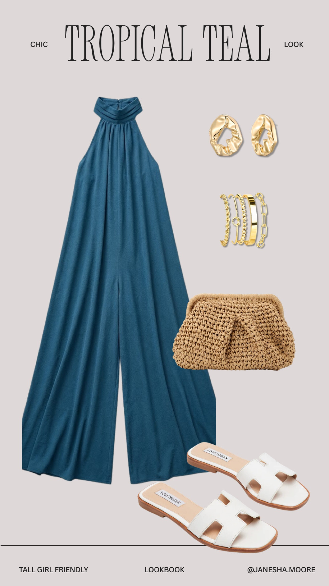 Chic Tropical Teal Look | 5’9 200 lbs wearing L in the teal! These are literally perfection for traveling! vacation or just any summer day our night <3 

#LTKstyletip #LTKtravel #LTKfindsunder50