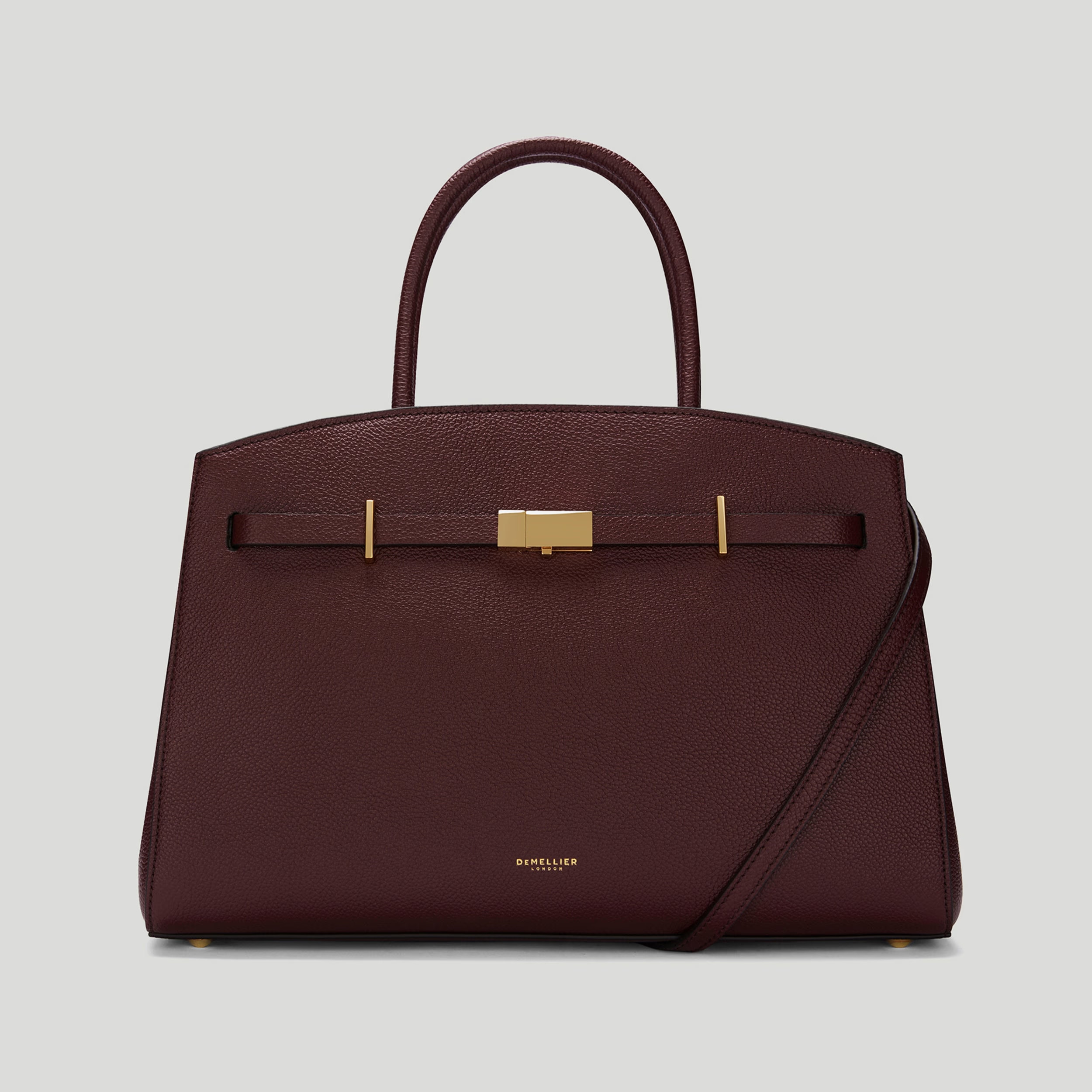 The Midi Hudson | Burgundy Small Grain | DeMellier | DeMellier