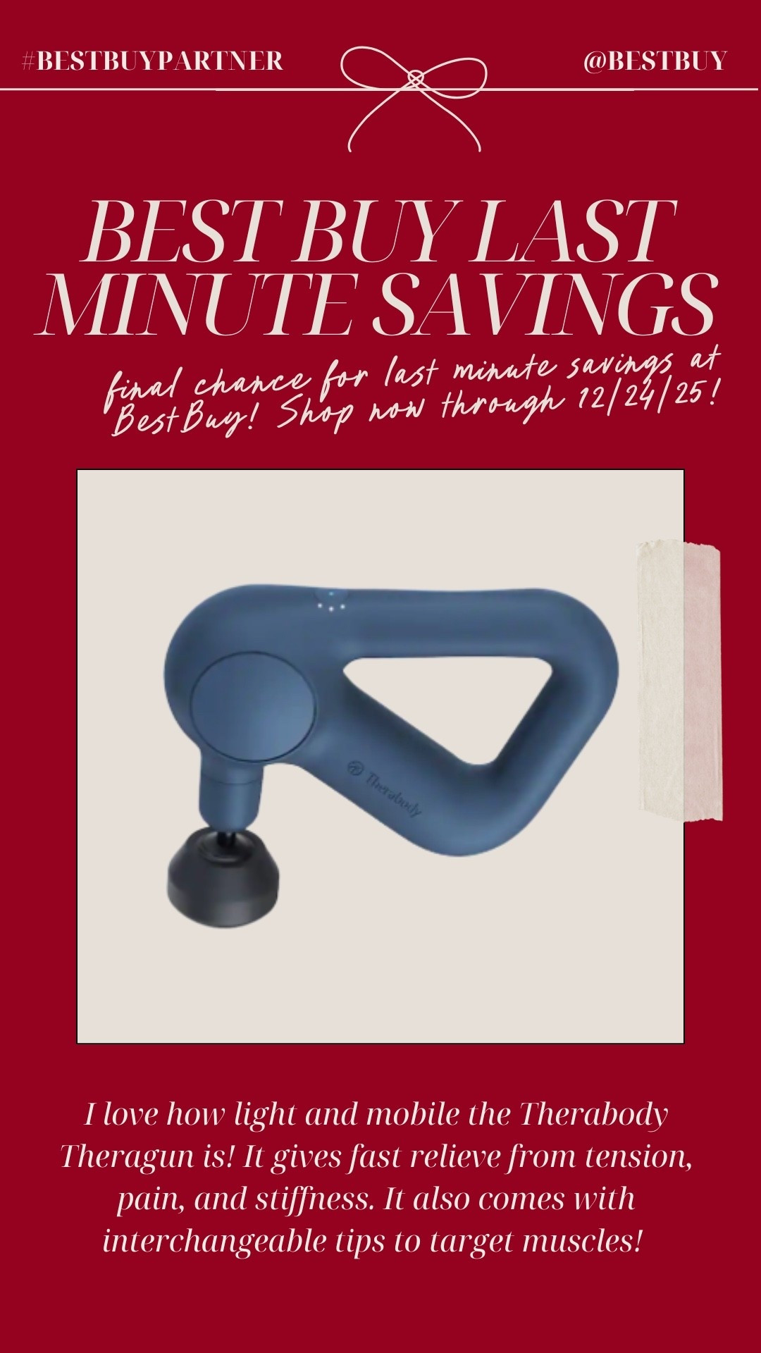 #BestBuyPartner @bestbuy 
Shop Best Buy’s Last Minute Savings Event - get deals on last minute gifts for everyone. Final chance for last minute savings at Best Buy - shop now through December 24, 2025.


#LTKHoliday #LTKGiftGuide #LTKSeasonal