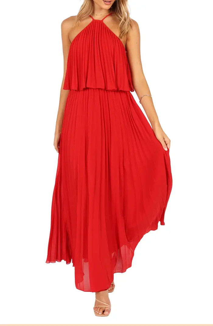 Petal & Pup Gia Pleated Maxi Dress | Nordstrom | Nordstrom