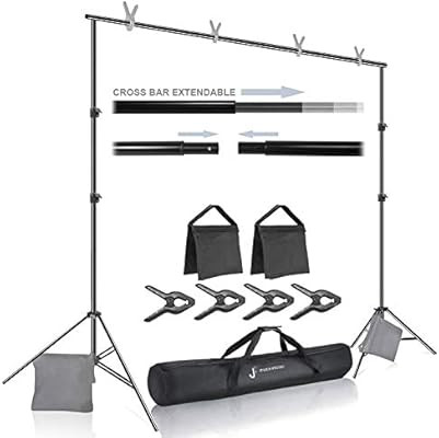 Julius Studio Premium Photo & Video 10 ft. Wide Backdrop Stand (119 x 86 inch) Background Support... | Amazon (US)