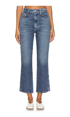 AGOLDE Pinch Waist High Rise Kick Flare Jeans in Fix from Revolve.com | Revolve Clothing (Global)