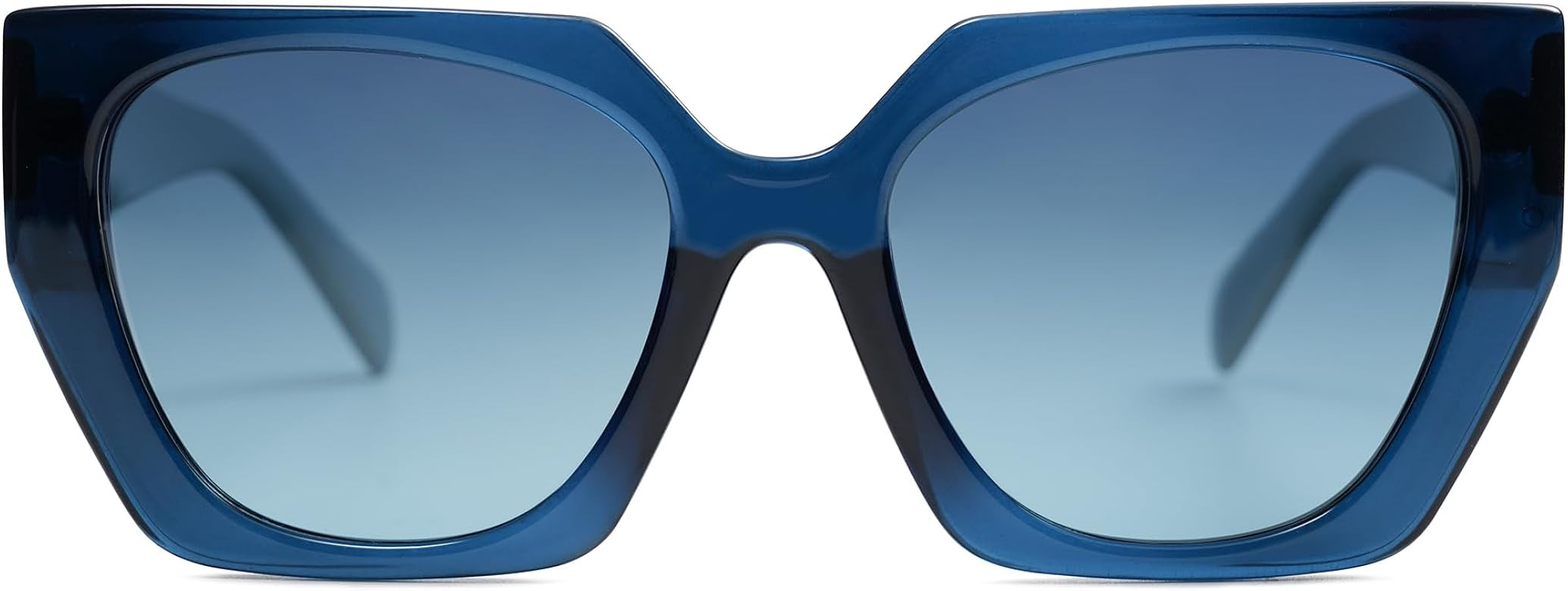 SOJOS Trendy Oversized Polarized Sunglasses Womens Big Square Cateye Sunnies, Lentes de sol para ... | Amazon (US)