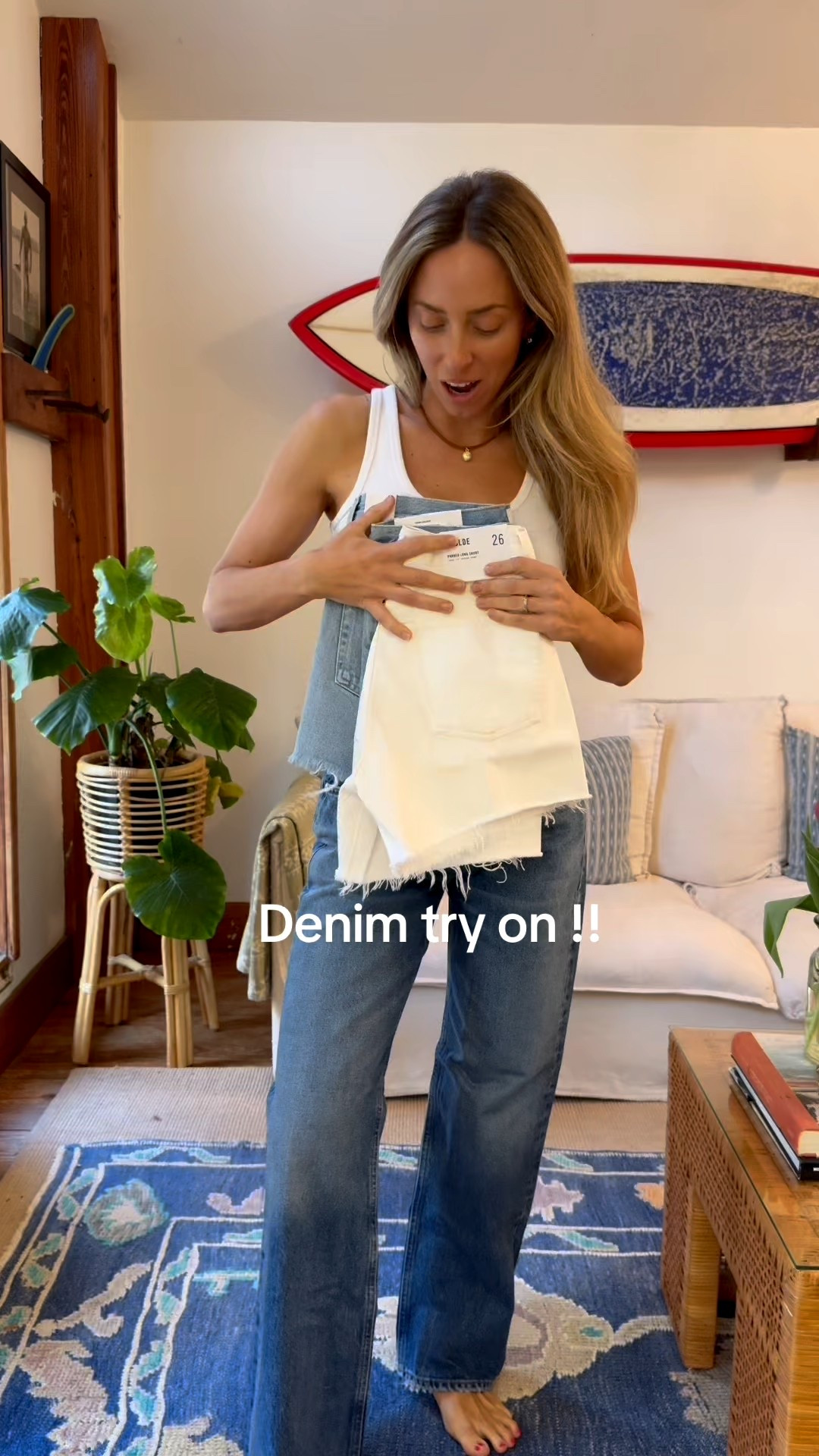 Some fresh denim for spring & summer! 

Size 25 in jeans 
Size 26 in both shorts 