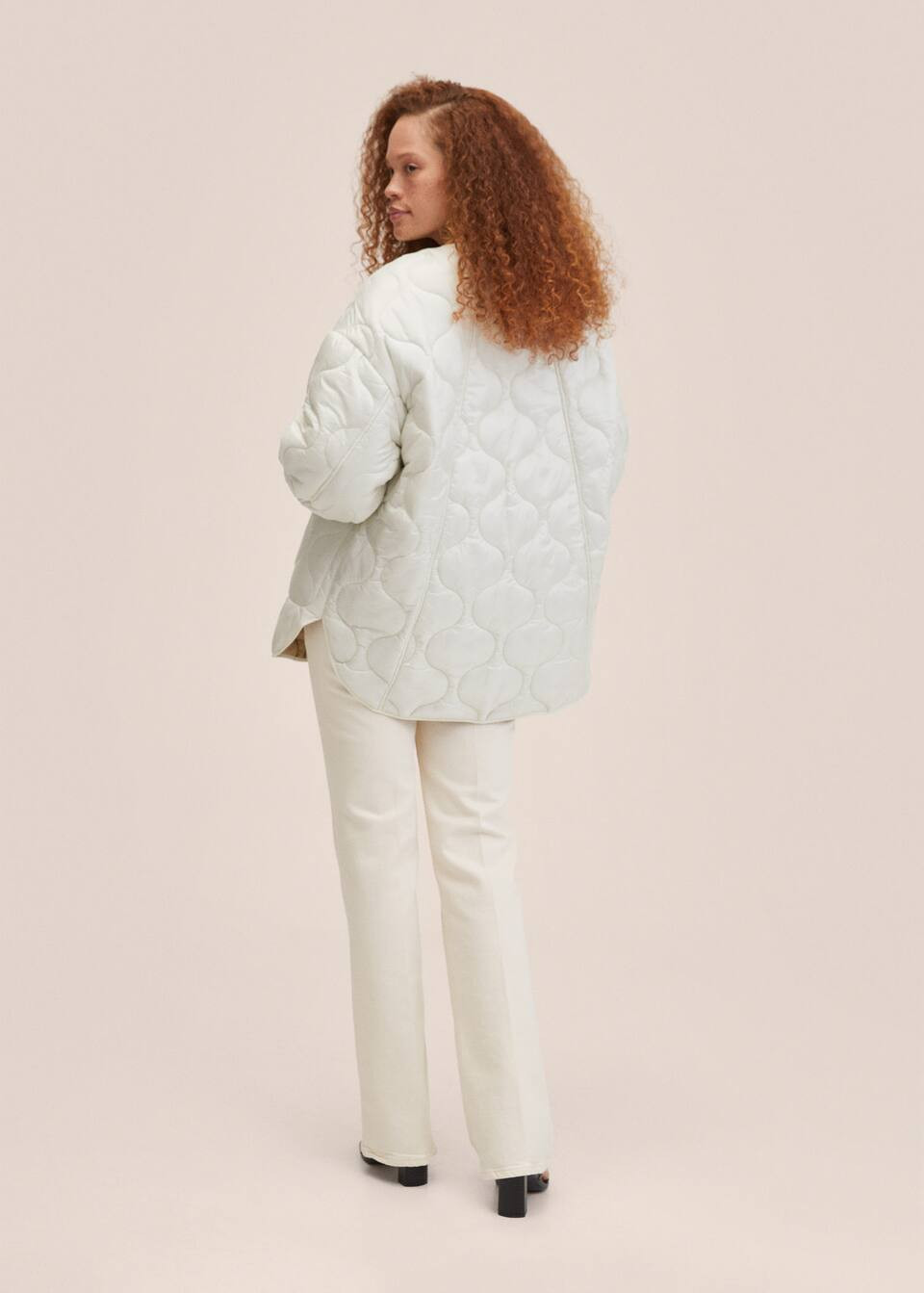 Oversize quilted coat | MANGO (US)