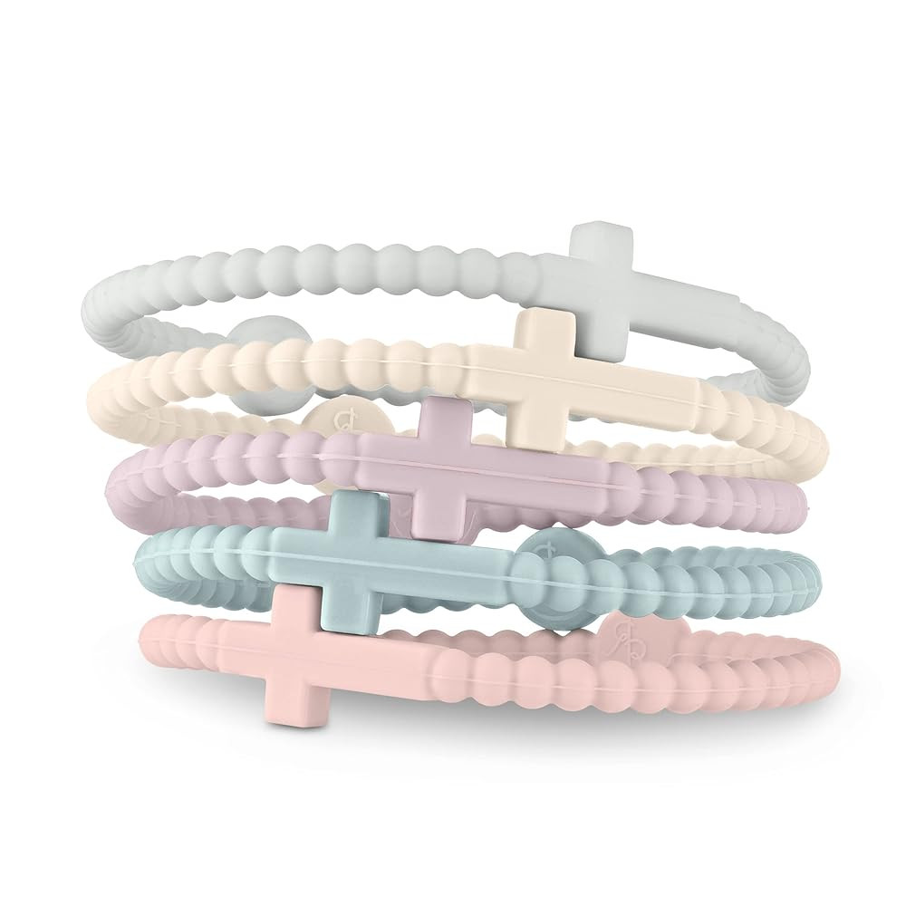 Ryan & Rose Jesus Bracelets - Cross Silicone Bracelet | Amazon (US)